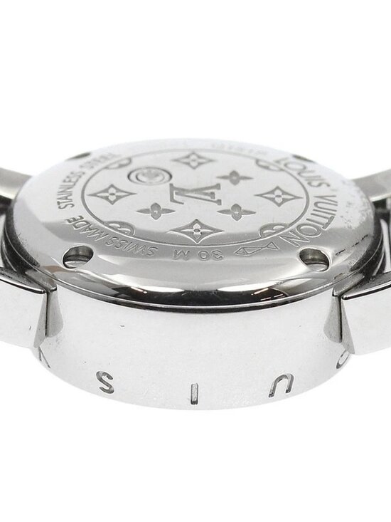 LOUIS VUITTON Tambour Bijou Q151P Rug Diamond Quartz Ladies Watch_956894 main image 6